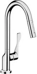 hansgrohe AXOR Citterio DN15 Einhebel-K&uuml;chenmischer 250 mit Ausziehbrause, 39835000,