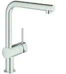GROHE Minta Einhand-Sp&uuml;ltischarmatur, Ausladung 223mm, L-Auslauf, schwenkbar,