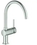 GROHE Minta Einhand-Sp&uuml;ltischarmatur, Ausladung 223mm, C-Auslauf, schwenkbar,