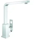 GROHE Eurocube Einhand-Sp&uuml;ltischarmatur, Ausladung 202mm, schwenkbarer Gussauslauf,
