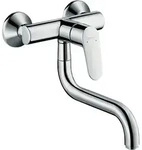 hansgrohe Focus M41 Einhebel-K&uuml;chenmischer f&uuml;r Wandmontage, LowSpout, 1 Strahlart,