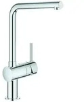 GROHE Minta Einhand-Sp&uuml;ltischarmatur, Ausladung 210mm, L-Auslauf, schwenkbar,