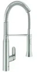 GROHE K7 Einhand-Sp&uuml;ltischarmatur, Ausladung 234mm, schwenkbar, Profibrause,