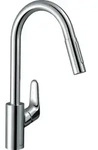 hansgrohe Focus M41 Einhebel-K&uuml;chenmischer 240 mit Ausziehbrause, 2 Strahlarten,