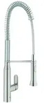 GROHE K7 Einhand-Sp&uuml;ltischarmatur, Ausladung 234mm, schwenkbar, Profibrause,