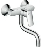 hansgrohe Logis M31 K&uuml;chenmischer, Wandmontage, Lowspout, 1-jet, chrom, Ausladung