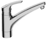 HANSA HANSAMIX K&uuml;chenarmatur, Anschluss flexibler Druckschl&auml;uche, Ausladung 203 mm,