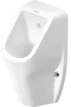 Duravit D-Code Urinal, rimless (ohne Sp&uuml;lrand), Zulauf hinten, 305 &times; 290 &times;...