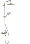 hansgrohe AXOR Montreux Showerpipe mit Thermostat, Kopfbrause 240 1-jet Classic,