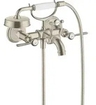 hansgrohe AXOR Montreux 2-Griff-Wannenarmatur Aufputz, Hebelgriffe, Ausladung...