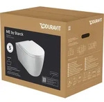 Duravit ME by Starck Wand-WC Duravit Rimless&reg; Set, 45290900A1, Farbe: Wei&szlig;