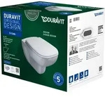 Duravit D-Code Wand-WC Set, wandh&auml;ngend, Tiefsp&uuml;ler, rimless (ohne...