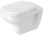 Duravit D-Code Wand-WC, Tiefsp&uuml;ler, rimless, 355 &times; 545 &times; 360 mm, 2570090000,
