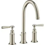 hansgrohe AXOR Montreux3-Loch Waschtischarmatur 180, Zugstangen-Ablaufgarnitur,
