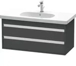 Duravit Ketho Waschtischunterbau wandh&auml;ngend, 1000x480x455 mm, 2 Schubk&auml;sten,...