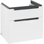 Villeroy & Boch Subway 2.0 Waschtischunterschrank, 2 Ausz&uuml;ge, Waschbecken mittig,