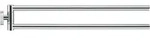 Duravit Karree Handtuchhalter 45cm, 2-armig, chrom, 0099581000