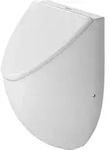 Duravit Urinal Fizz, Zulauf von hinten absaugend, f&uuml;r Deckel, wei&szlig;, 08233500001,