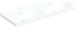 Geberit Acanto Doppelwaschtisch, ohne Hahnl&ouml;cher, mit &Uuml;berlauf, 1200x480mm,