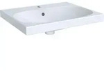 Geberit Acanto Waschtisch, 1 Hahnloch, mit &Uuml;berlauf, 600x480mm, 500.620.01.8, Farbe: