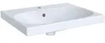 Geberit Acanto Waschtisch, 1 Hahnloch, mit &Uuml;berlauf, 600x480mm, 500.620.01.2, Farbe: