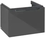 Villeroy & Boch Subway 2.0 Waschtischunterschrank, 1 Auszug, Waschbecken mittig,