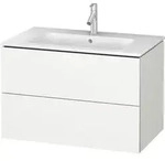 Duravit L-Cube Waschtischunterbau wandh&auml;ngend, 2 Schubk&auml;sten, 820x550x481mm,