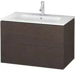 Duravit L-Cube Waschtischunterbau wandh&auml;ngend, 2 Schubk&auml;sten, 820x550x481mm,
