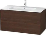 Duravit L-Cube Waschtischunterbau wandh&auml;ngend, 2 Schubk&auml;sten, 1020x550x481mm,