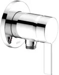 KEUCO IXMO Pure Einhebel-Brausemischer mit Schlauchanschluss, Rosette rund,