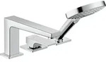 hansgrohe Metropol 3-Loch Einhebel-Wannenrandmischer, Hebelgriff, Ausladung...