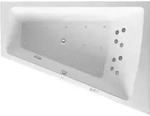 Duravit Paiova Whirlpool, Einbauversion, 1 R&uuml;ckenschr&auml;ge rechts, Gestell, Ab-...