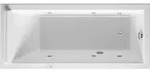 Duravit Starck Whirlpool, Einbauversion, 1 R&uuml;ckenschr&auml;ge, Gestell, Ab- und