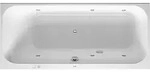 Duravit Happy D.2 Whirlwanne, Einbauversion, 1 R&uuml;ckenschr&auml;ge links, Gestell,...