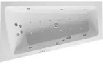 Duravit Paiova Whirlpool, Einbauversion, 1 R&uuml;ckenschr&auml;ge links, Gestell, Ab-...