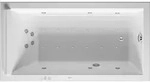 Duravit Starck Whirlpool, Einbauversion, 1 R&uuml;ckenschr&auml;ge, Gestell, Ab- und