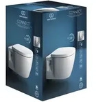 Ideal Standard Connect WC-Paket, ohne Sp&uuml;lrand, Wei&szlig;, K296001