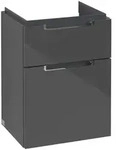 Villeroy & Boch Subway 2.0 Waschtischunterschrank, 2 Ausz&uuml;ge, Waschbecken...