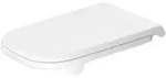 Duravit D-Code WC-Sitz, barrierefrei, verl&auml;ngert, mit durchgehender Scharnierwelle