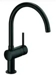 GROHE Minta Einhand-Sp&uuml;ltischarmatur, Ausladung 223mm, C-Auslauf, schwenkbar,