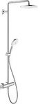 Duravit C.1 Shower System, mit Brausethermostat, inklusive Hand-/ Kopfbrause,