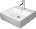 Duravit Vero Air Aufsatzbecken 50x47cm, mit &Uuml;berlauf, mit Hahnlochbank, 1 Hahnloch,