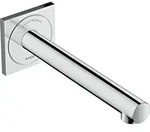 hansgrohe AXOR Uno Elektronik-Waschtischmischer Unterputz, Wandmontage 220,...