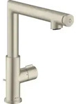 hansgrohe AXOR Uno Select Waschtischmischer 220 mit Zugstangen-Ablaufgarnitur,