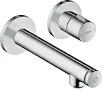 hansgrohe AXOR Uno Select Waschtischmischer Unterputz, Wandmontage, Ausladung...