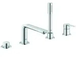 Grohe Lineare 4-Loch Einhand Wannenkombination, Ausladung 212mm, 19577001, Farbe:
