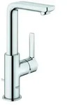 Grohe Lineare Einhand-Waschtischbatterie, L-Size, Zugstangen-Ablaufgarnitur,