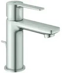 Grohe Lineare Einhand-Waschtischbatterie, XS-Size, Zugstangen-Ablaufgarnitur,