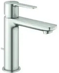 Grohe Lineare Einhand-Waschtischbatterie, S-Size, Zugstangen-Ablaufgarnitur,