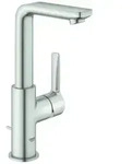 Grohe Lineare Einhand-Waschtischbatterie, L-Size, Zugstangen-Ablaufgarnitur,